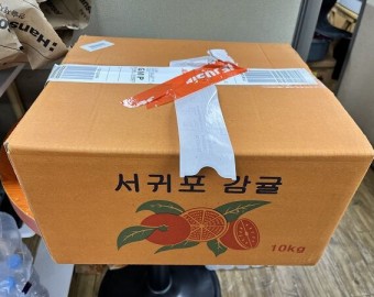 제주시장애인지역사회 통합돌봄지원센터 귤 후원